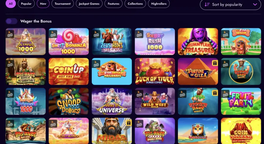 Irwin Casino bonusai