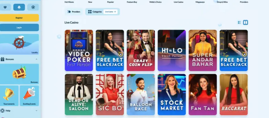 Welle Casino premija